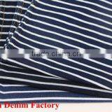 Wholesale 170 Gsm Stripe Jersey Knitted Denim Fabric thumbnail-1