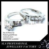 Fashion Wedding Jewelry Wholesale 925 Silver Factory Directly Sale Rings CZ Ring Silver Jewelry Ring Valentines Day Gifts thumbnail-1