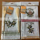 100% COTTON PRINTED TEA TOWEL PLAIN TOWEL thumbnail-1