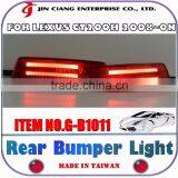 FOR LEXUS CT200H Car Tail LIGHT Red Brake Warning REAR BUMPER LIGHT thumbnail-2