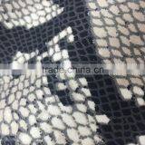 100% Cotton Snake-print Cotton Stretch Sateen Fabric