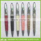 Advertising Diamond Crystal Ball Pen ,Glitter Leather Pen With Custom Logo Manufacture thumbnail-5