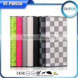 New Ultra-thin Leather 8000mAh Usb Charger Mobile Power Bank