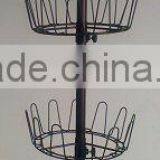 4 Tier Revolving Metal Powder Coating Round Shoe Rack thumbnail-2