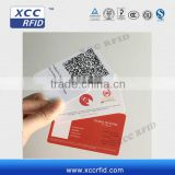 XCCRFID 13.56Mhz F08/Ultralight Bus /Metro Paper RFID Card For E- Ticketing