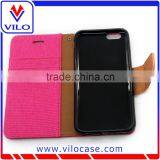 Combo Jean Cloth Leather Case for IPhone 6S, Flip Stand Phone Cover for IPhone 6s thumbnail-3