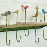 Industrial Wall Plaque Metal Hooks for Clothes