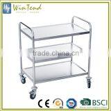 Best food service trolley prices, dining serving cart, hand push food cart for sale