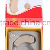 2015 China latest with invisible ear line FDA proved BTE hearing aid