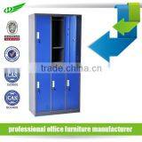 China Factory Custom-made Different Color 2 Tiers Clothes Wardrobe 6 Door Changing Room Locker thumbnail-2