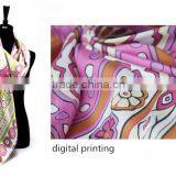 China Top 10 Silk Scarf Factory no Moq Digital Printing Silk Scarf thumbnail-2