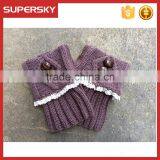 New Wholesale Customized Knitted Women Lace Boot Cuffs Leg Warmers thumbnail-2