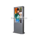 Community progarammable service 70" outdoor for video display advertising kiosk