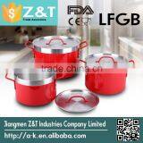 Colorful New Item Hot Sale Satin Cooking Pots for Sale Camping Pot Set Cooking Sets thumbnail-1