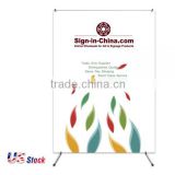US Stock-47.24"x 78.74"Economy Aluminum Foot X Banner Stand