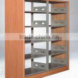 Hot Sale School Modern Library Shelving, Metal Magazine Cabinet