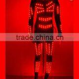 Full Color Led Costume Robot,custom Led Light Zippered Jumpsuit,recharagble Lights Led Dance Costumes thumbnail-1