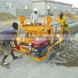 QMY4-45 Low Investment Mobile Small Concrete Hollow Block Brick Making Construction Machine Price thumbnail-1