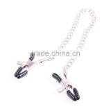 Heathful Lesbian Sex Toys Stainless Steel Metal Massage, Gay Labia Clip and Long Nipple Clamps thumbnail-2