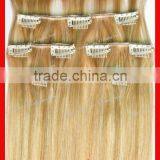 100 Human Hair Fashion 30 Inch Hair Extensions Clip in Full Head Clip in Extension