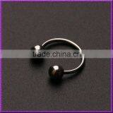 Beautiful Made In China 316L Steel Body Jewelry Hoseshoe Nose Lip Ring thumbnail-2