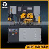 High Quality Combined Hydraulic Ironworker With Double Cylinder thumbnail-4