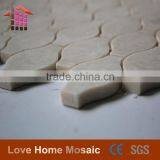 2016 Hot Sale Marble Lantern Mosaic Tiles,beige Polished Marble Flooring Tile thumbnail-2