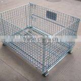 RH-C-E01 Heavy Duty Warehouse Storage Cage,Folding Steel Wire Mesh Cage thumbnail-3