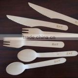 cheap wooden fork and spoon customize make wholesale hotsale