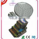 Hot Sell Round Tall Crystal Centerpiece Light Base 8 Inch Rechargeable Vase Led Centerpiece Light for Wedding/ Party thumbnail-5