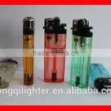 Plastic Eight Angel Black Head Transparent Refillable Flint Lighter thumbnail-3