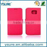 High quality litchi pattern pu leather case for BLU Selfie