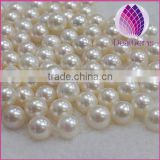 Natural AAAA half-drilled 6.5-7mm round freshwater loose Pearls