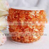 3+13*16MM 42M/Roll Butterfly Pearl Bead Garland Wedding Flower Party Table Centerpiece Decoration