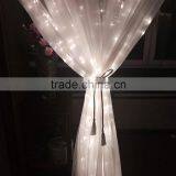 OEM Indoor/outdoor 110V/220V US/EU Plug 3m*3m 600leds 25leds*24hang Transparent Wire White Color Hot Sell thumbnail-6