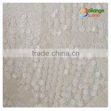 Embroidery fabric woven fabric double layer sequins fabrics wholesale in guangzhou