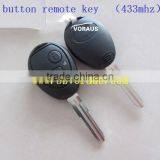 New Unprogrammed La 2 Button Remote Key 433 Mhz
