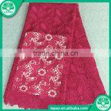 Factory Wholesale African Tulle Lace French Lace Embroidery Mesh Fabric For Wedding thumbnail-4