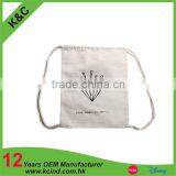 Promotion OEM Blank Cotton Drawstring Bag Gift Bag
