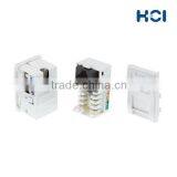 RJ45 Keystone Cat6 LSA IDC Module Faceplate With Door thumbnail-2