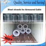 7/2.64 galvanzied stranded stay wire 7/2.03mm ASTM A475