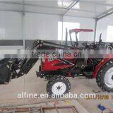 Newest CE approved high quality mini tractor with front end loader and backhoe