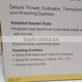 4-Pc Garden Tool Set Trowel/Cultivator/Transplanter/Kneeling Cushion thumbnail-3