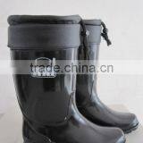 PVC Protective Waterproof Warm Boots PVC Woman Boot Warm Winter Boots for Women and Men thumbnail-3