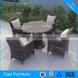 Antique Design Furniture Hollow Wicker Dining Set thumbnail-1