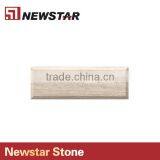 Newstar White Oak Subway Tile Honed Beveled Wooden Marble Mosaic thumbnail-3