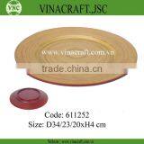 Vietnam Coilded Bamboo Charger Plate for Sale