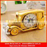 Plastic Golden Nostalgic Car Clock thumbnail-1