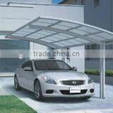 High Quality Aluminium Polycarbonate Car Park for Garden Shed thumbnail-1