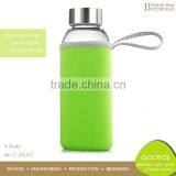 Handmade Promotion Pyrex Glass Water Bottle for Sports BPA Free thumbnail-2